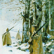 Пикет на Балканах Около 1878