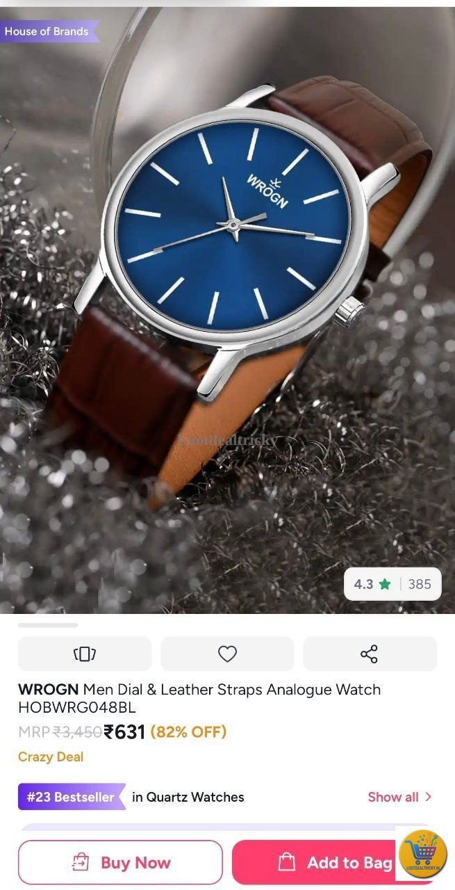 Wrogn Men Dial | Best Deal