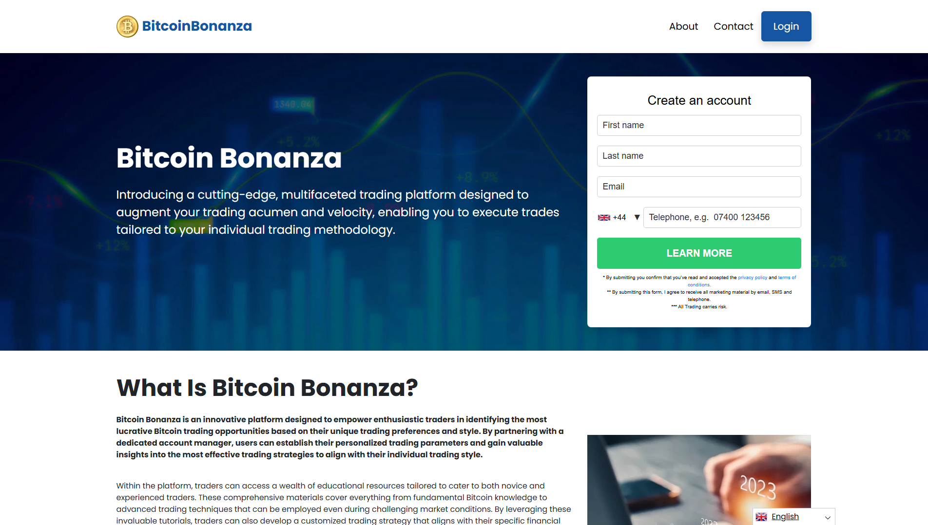 Stored capture of bitcoinbonanza.io