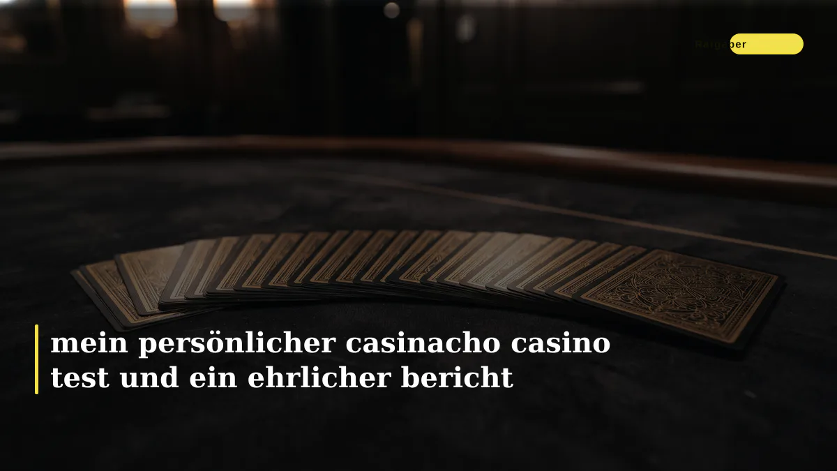 mein persönlicher casinacho casino test und ein ehrlicher bericht