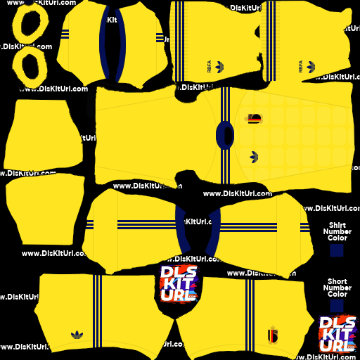 Belgium Goalkeeper Away Kit DLS 26