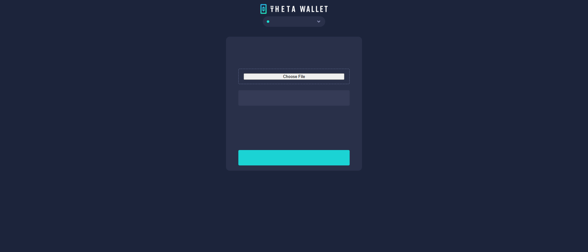 Forensic screenshot of walletthetatoken.org showing the phishing page layout