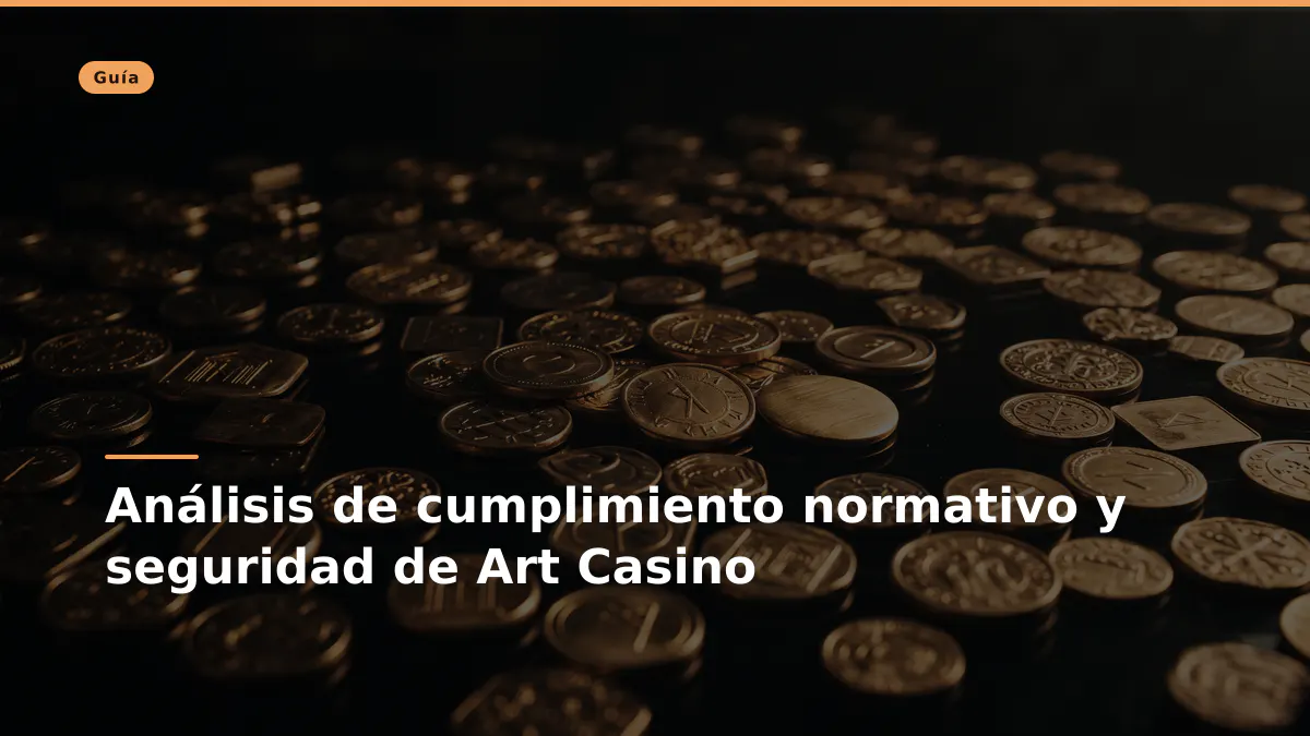 Análisis de cumplimiento normativo y seguridad de Art Casino