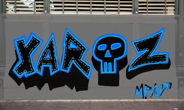 Graffiti artwork by MPAZ