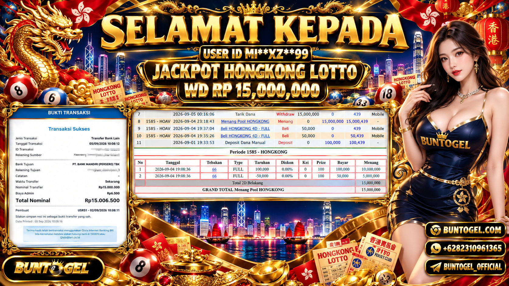 BUKTI BAYAR BUNTOGEL
