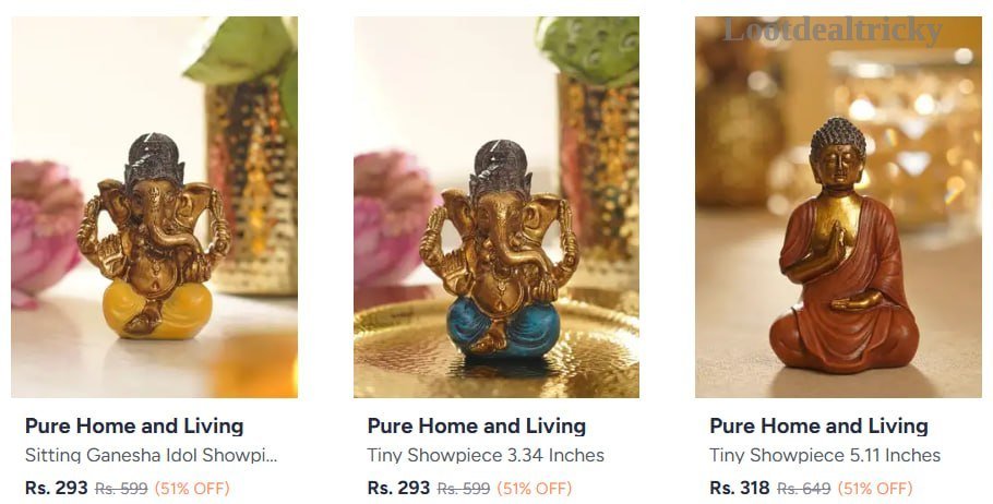 Buy Showpieces Starting | Limited Time Loot Offer