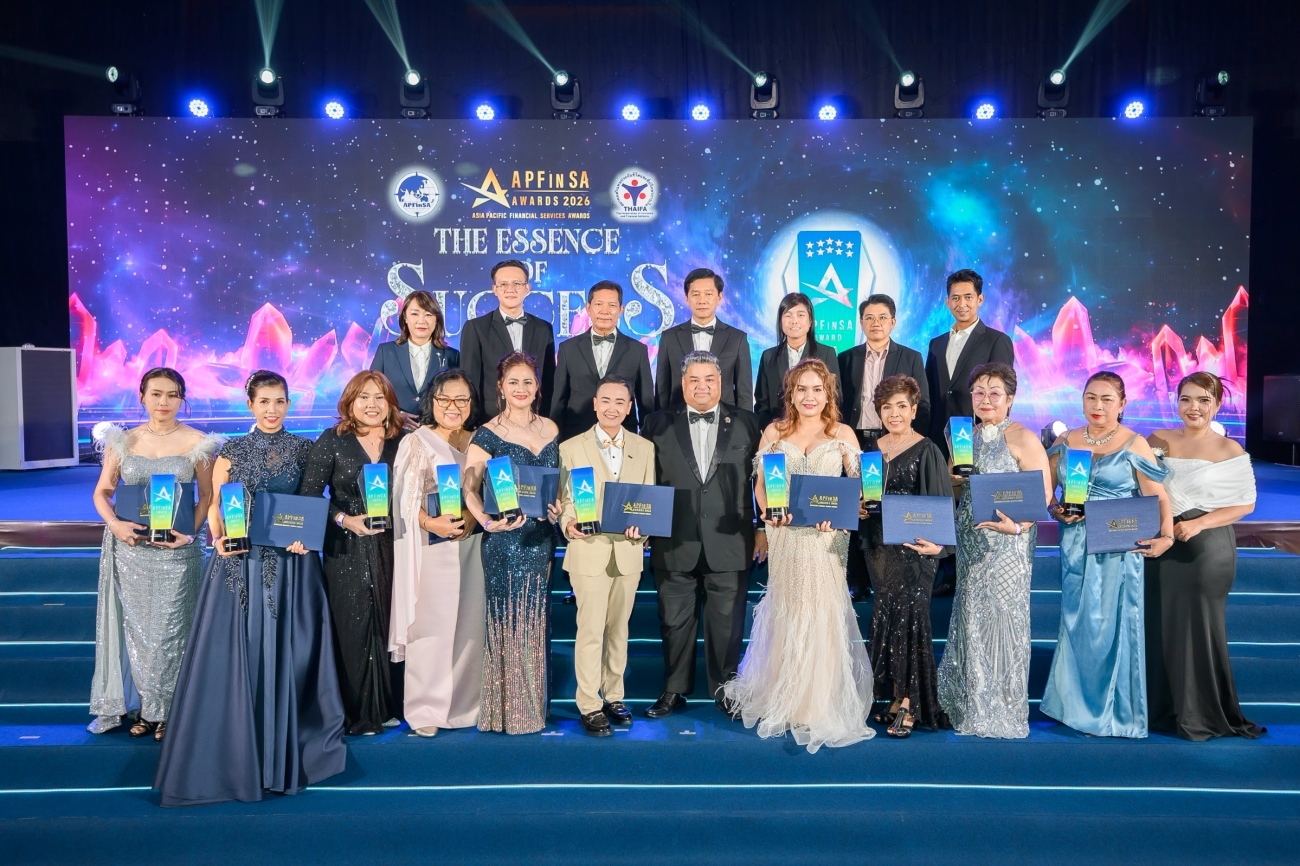 OCEAN LIFE ไทยสมุทรประกันชีวิตคว้ารางวัล APFinSA Awards 2026 รวม 10 ที่ปรึกษา