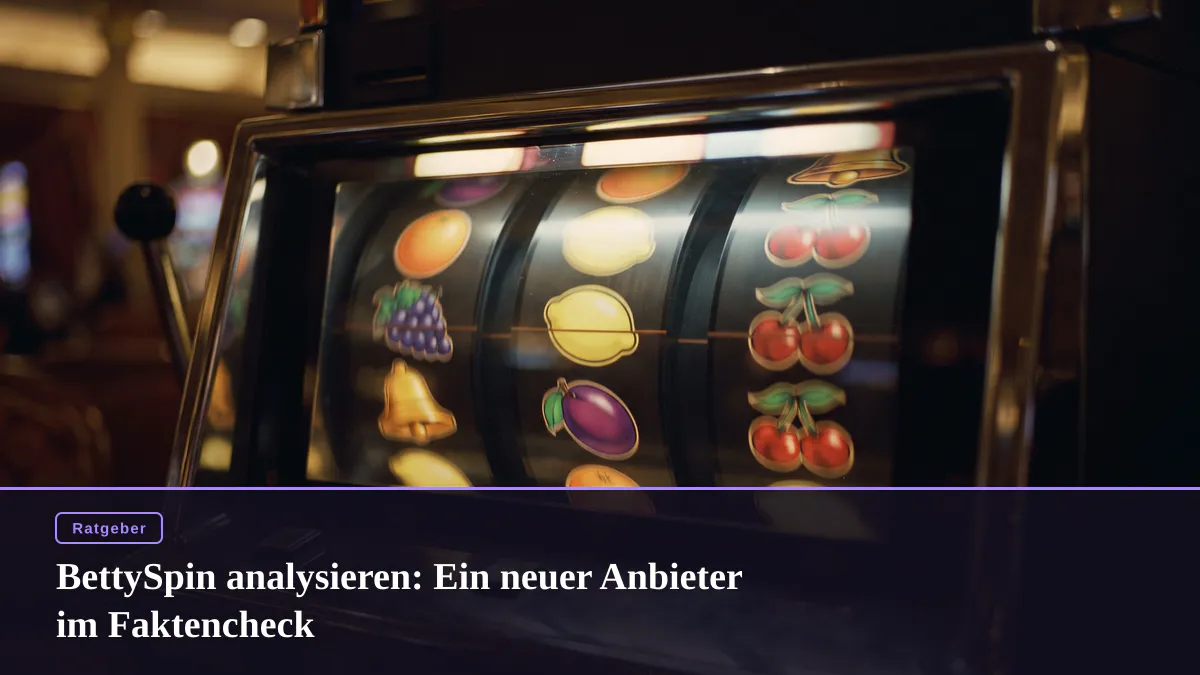 BettySpin analysieren: Ein neuer Anbieter im Faktencheck