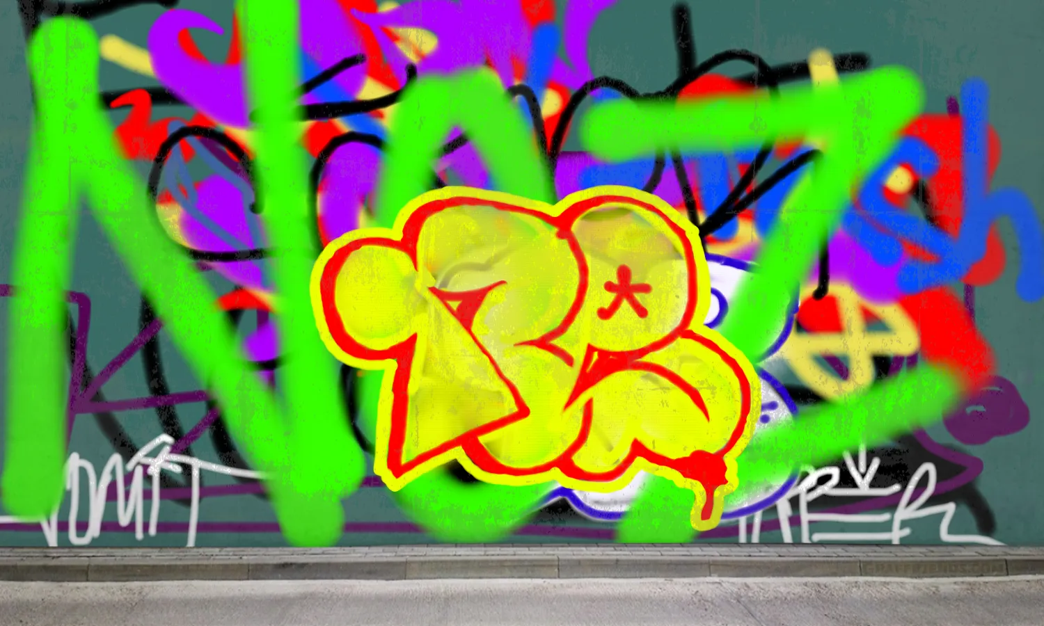Graffiti artwork by NERSOH