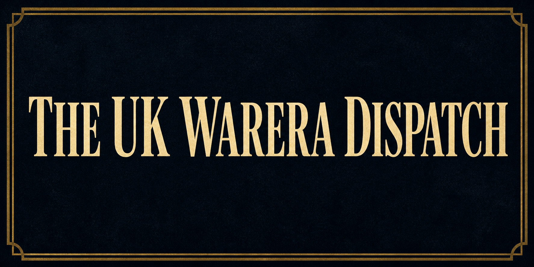 UK WarEra Gazette masthead