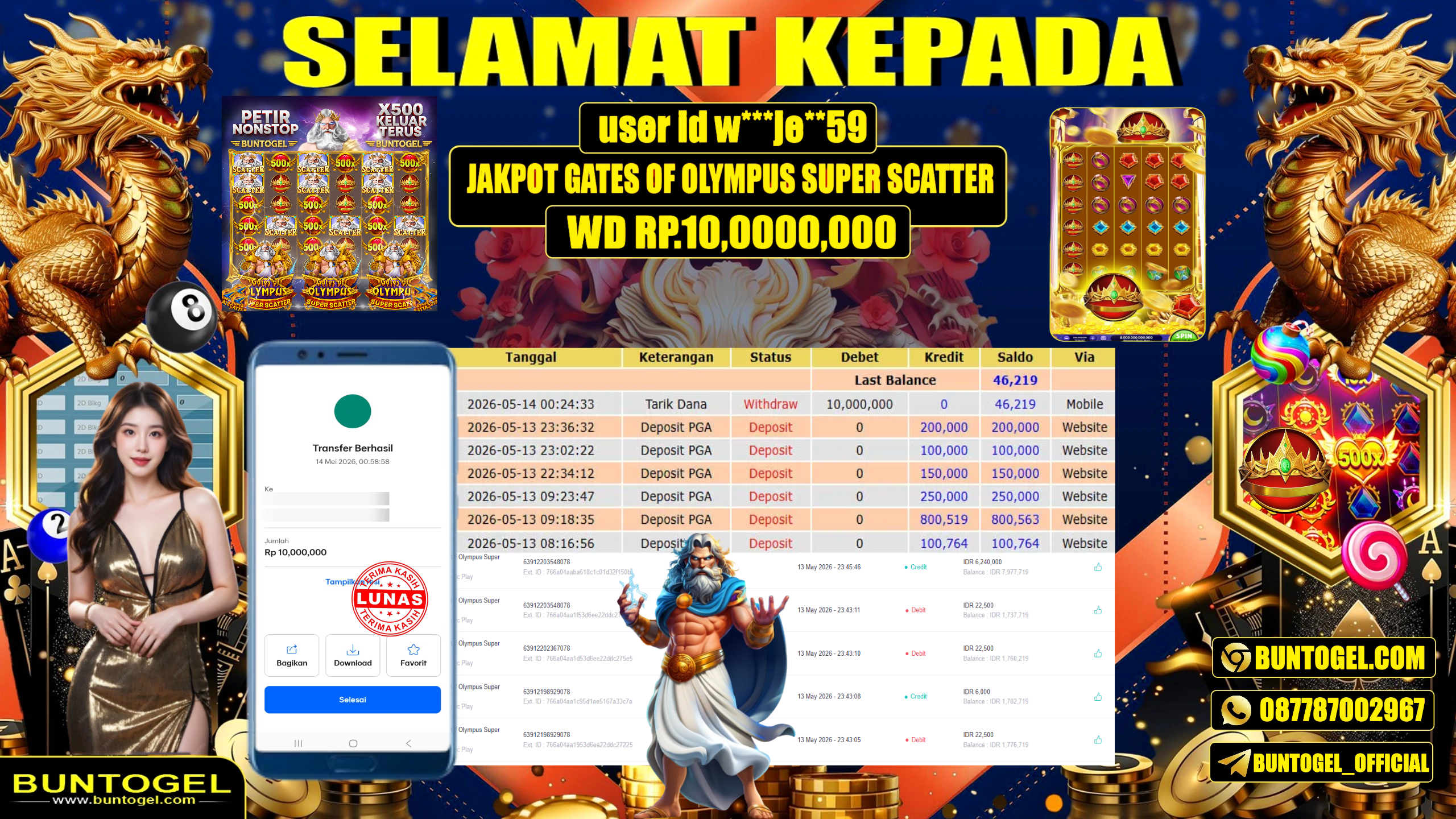 BUKTI BAYAR BUNTOGEL
