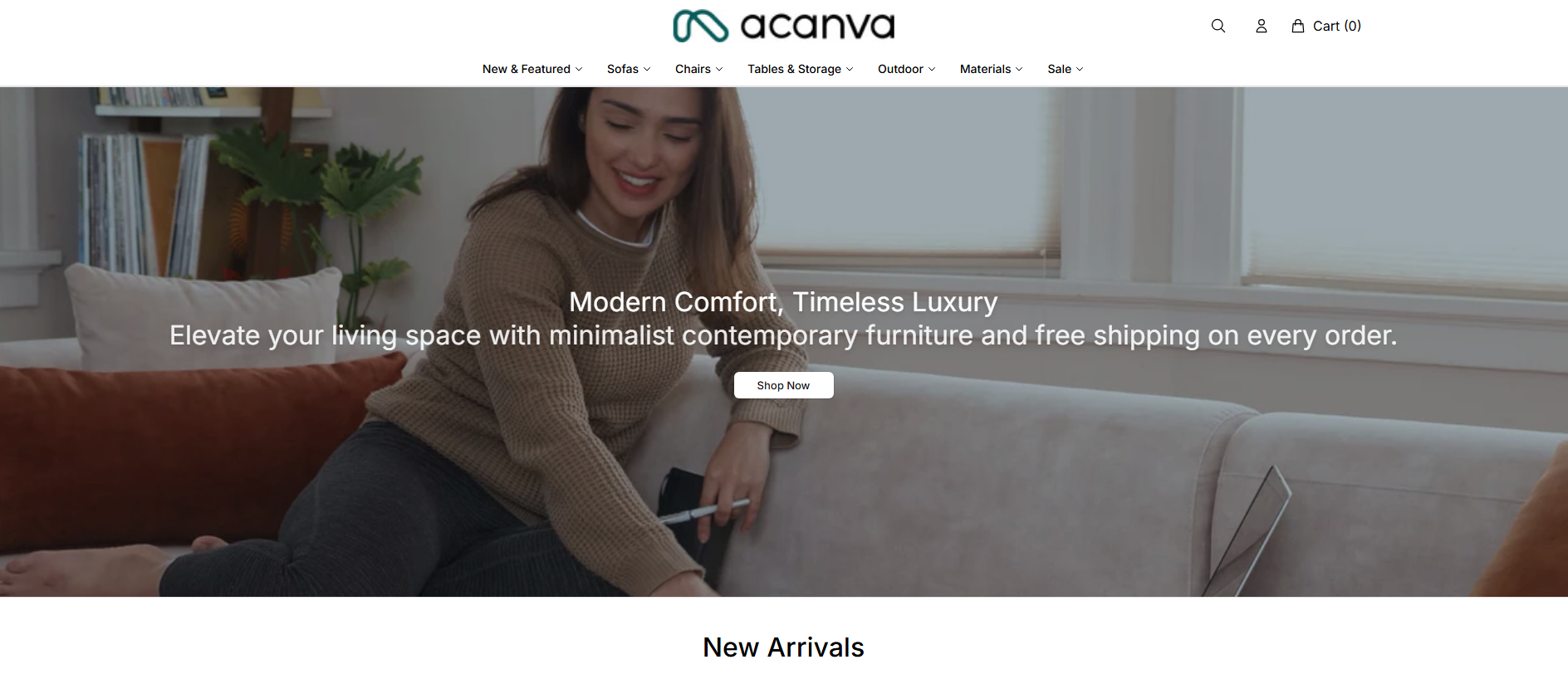 Stored capture of acanvahomeonline.shop