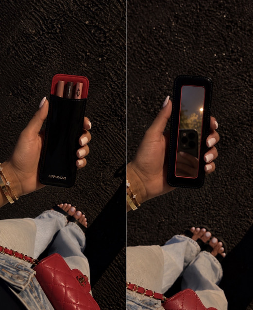 Lipparazzi Liner Clutch with built in mirror