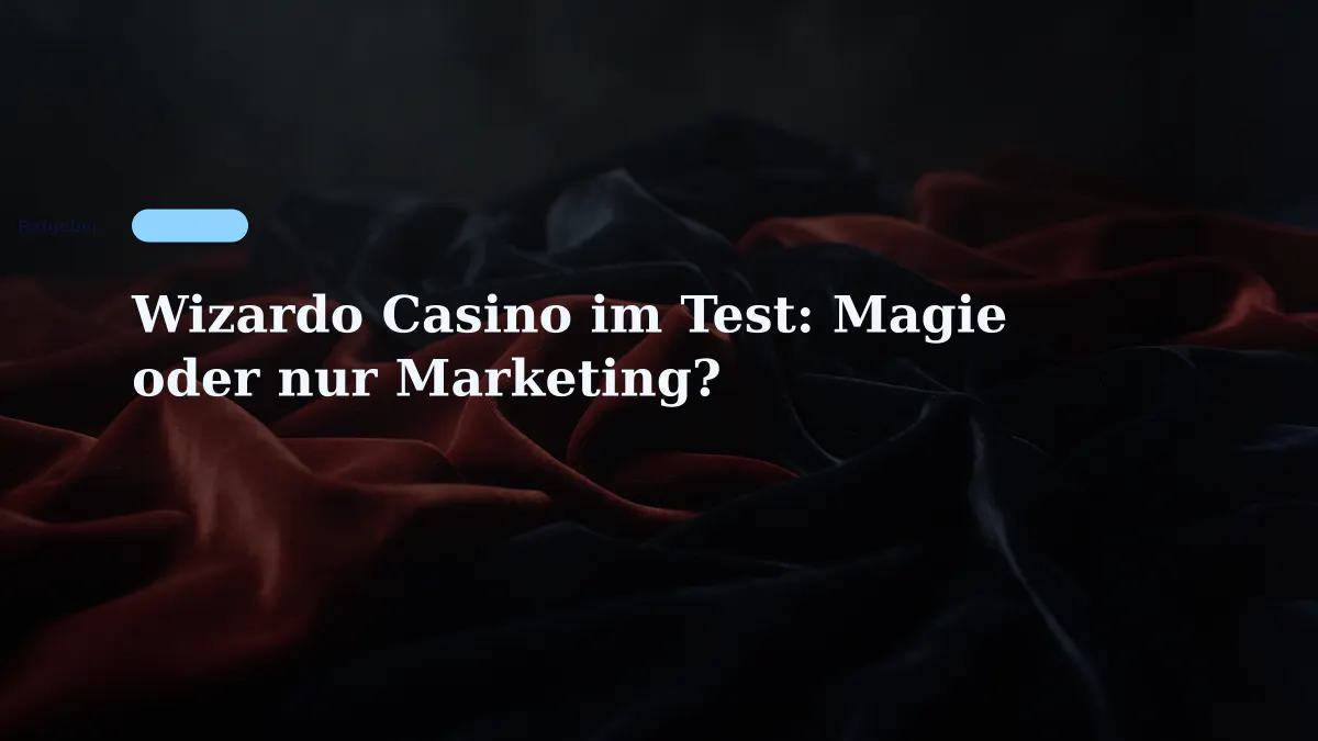 Wizardo Casino im Test: Magie oder nur Marketing?