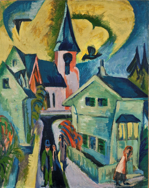 Красная церковь в Кенигштайне 1916