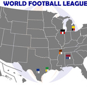 WFL Team Colors Map
