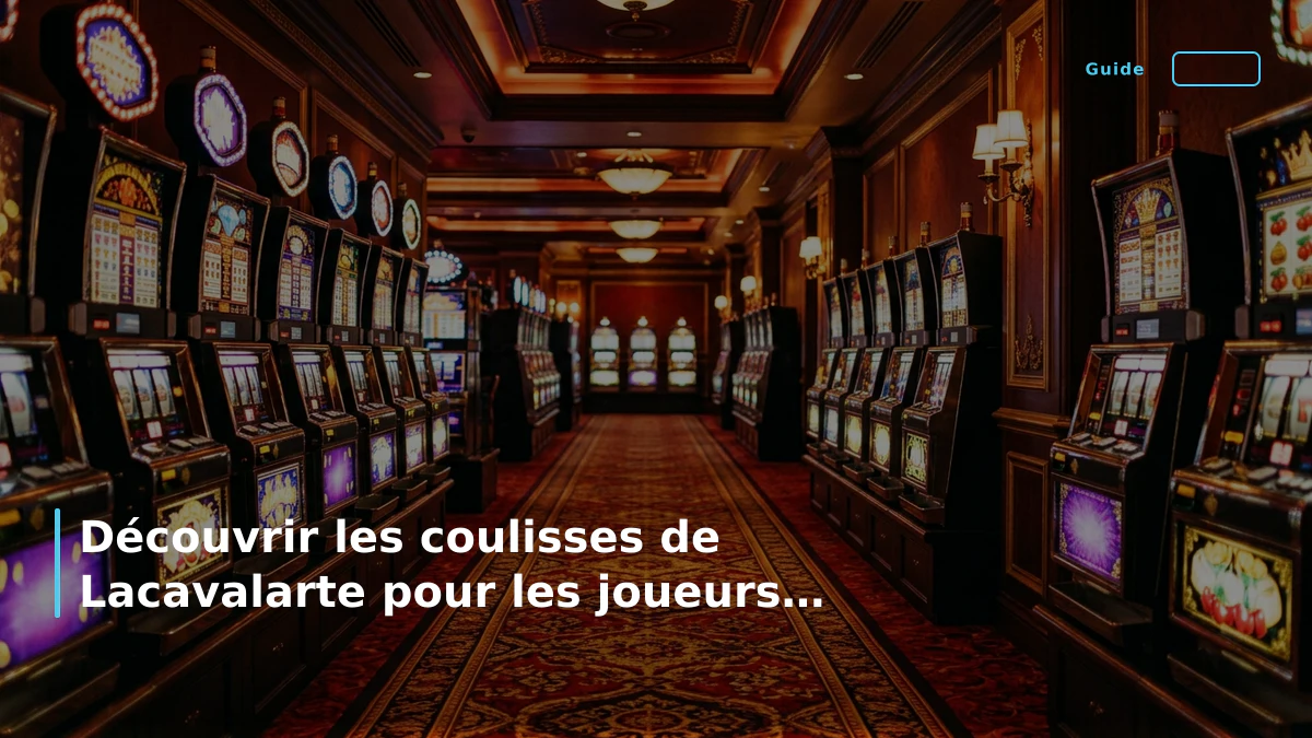 Découvrir les coulisses de Lacavalarte pour les joueurs exigeants