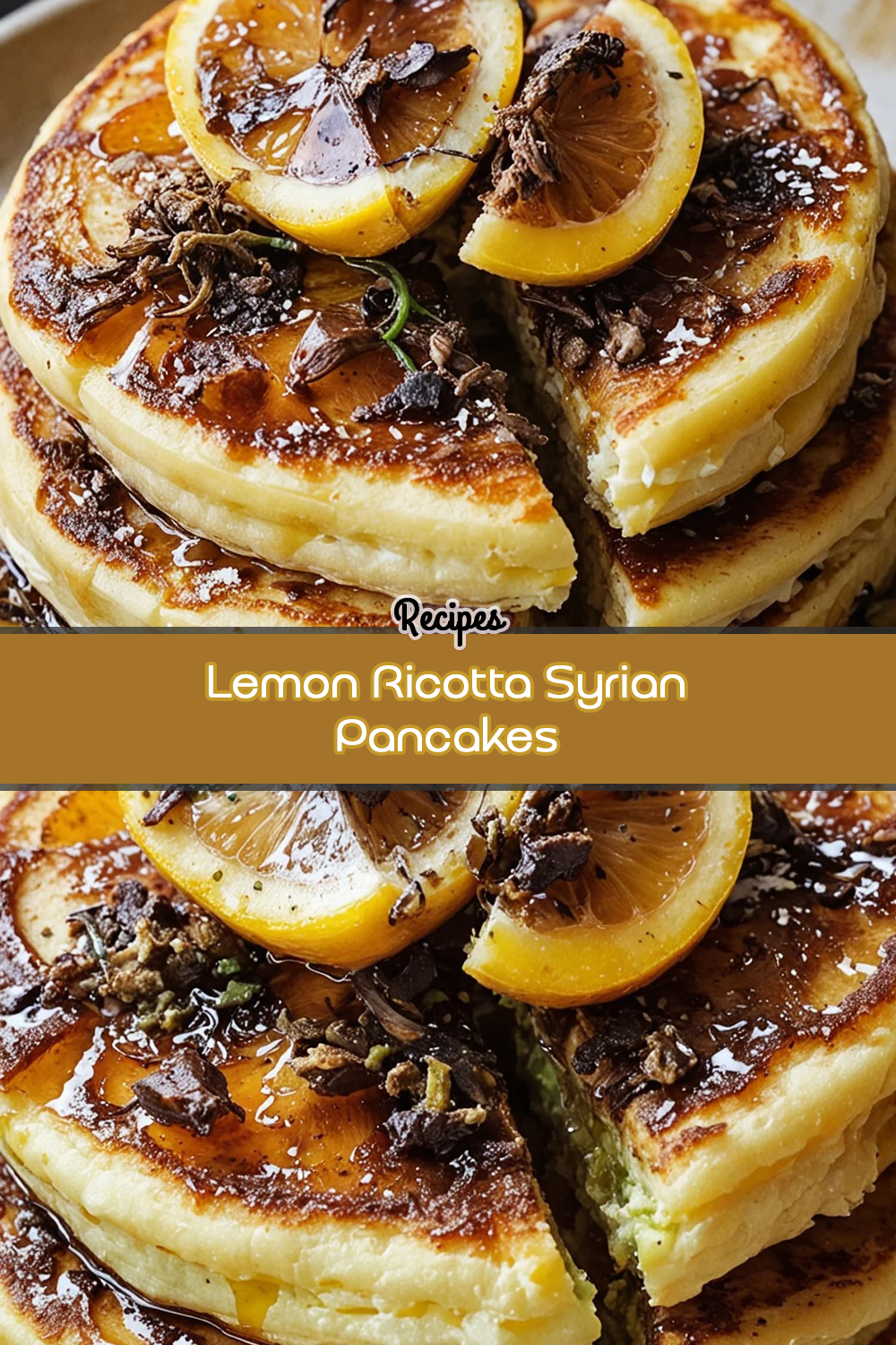 Lemon Ricotta Syrian Pancakes