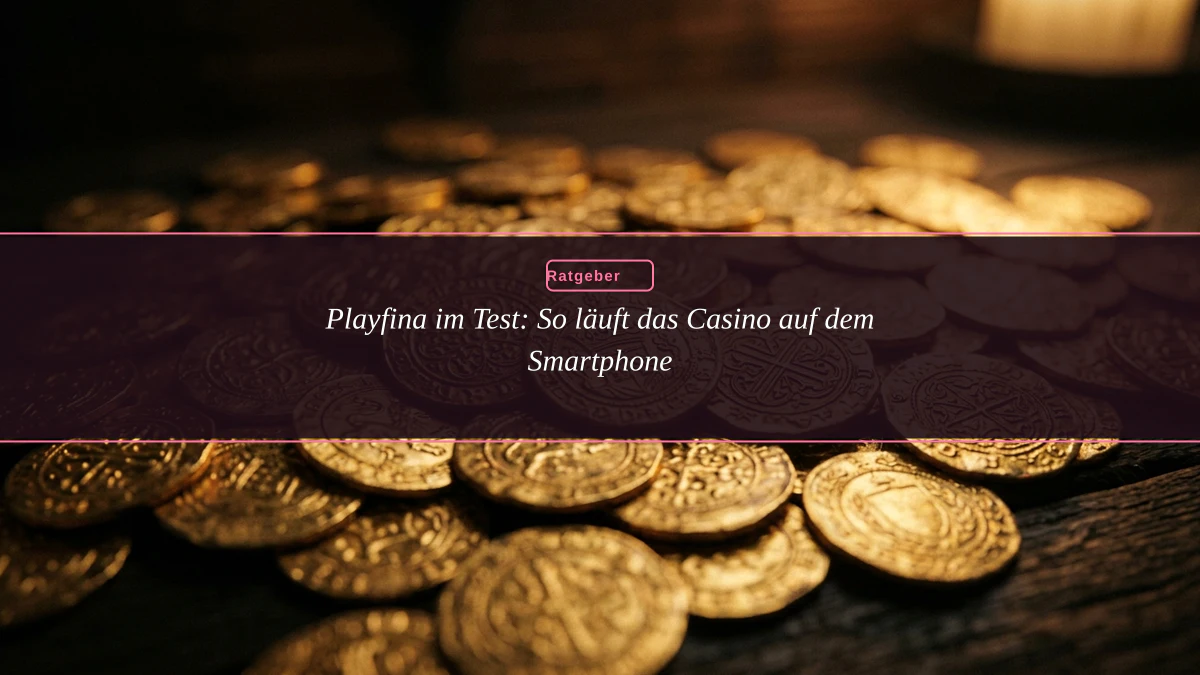 Playfina im Test: So läuft das Casino auf dem Smartphone