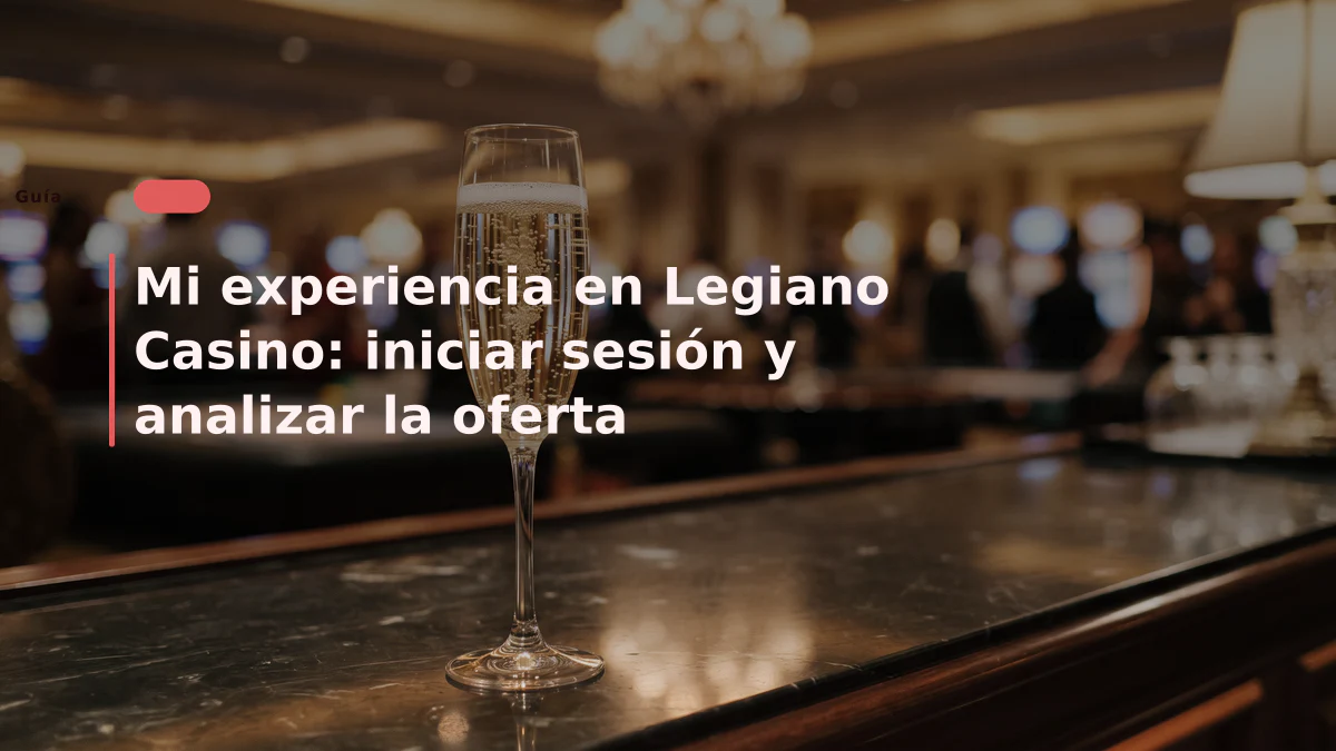 Mi experiencia en Legiano Casino: iniciar sesión y analizar la oferta