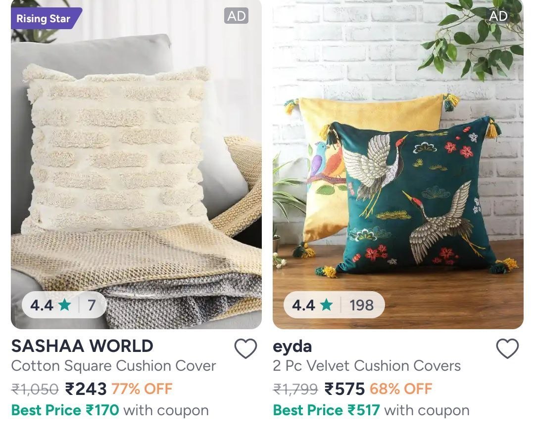 Embroidered Cushion Covers – Massive Offer Get 60% OFF Today Embroidered Cushion Covers – Massive Offer Get 60% OFF Today