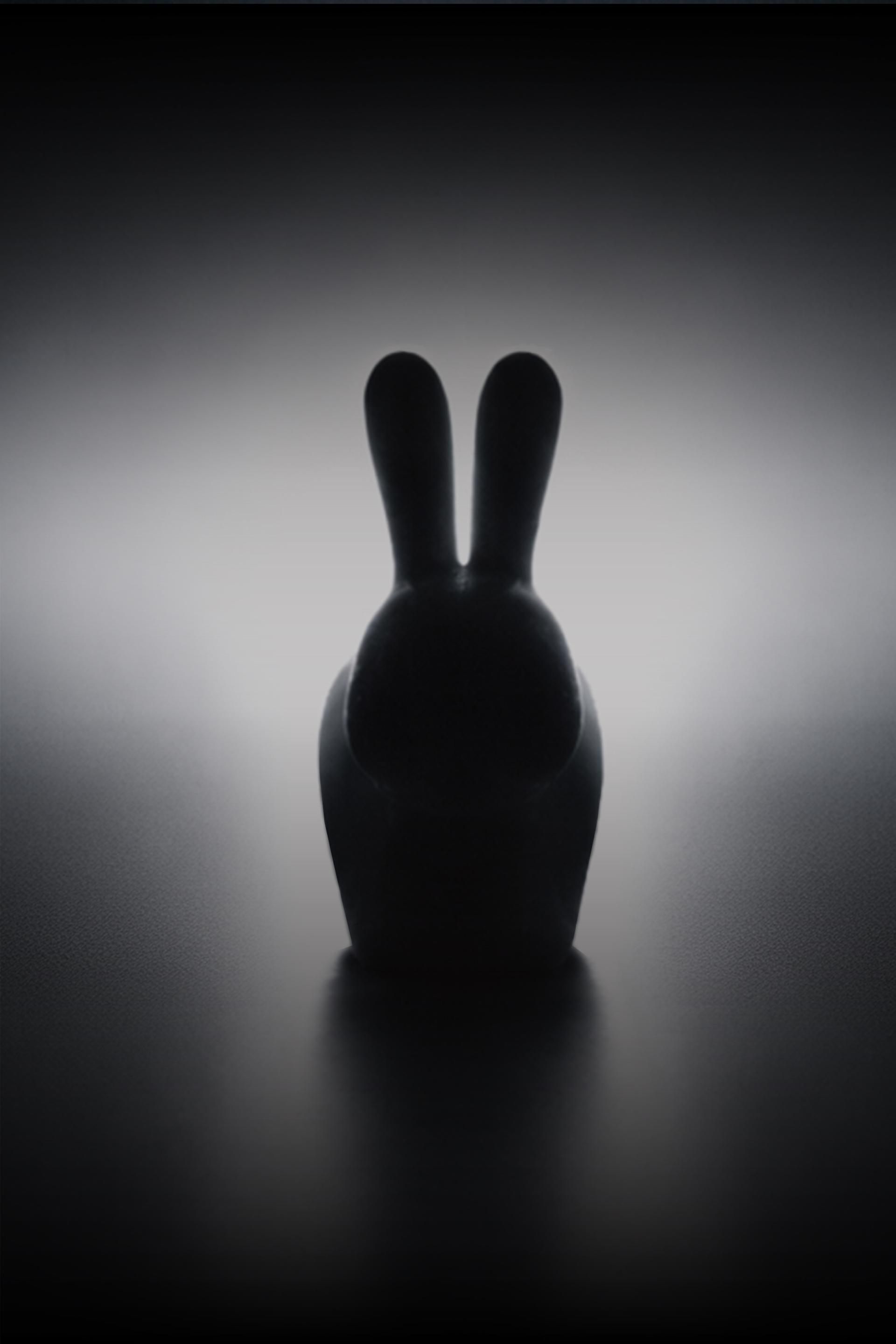 Rabbit Chair Qeeboo silhouette alla Milano Design Week 2026 Silhouette della Rabbit Chair di Qeeboo alla Milano Design Week 2026
