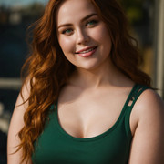 LEXICA-Generic-Pretty-Redhead-Woman-7-Insecure
