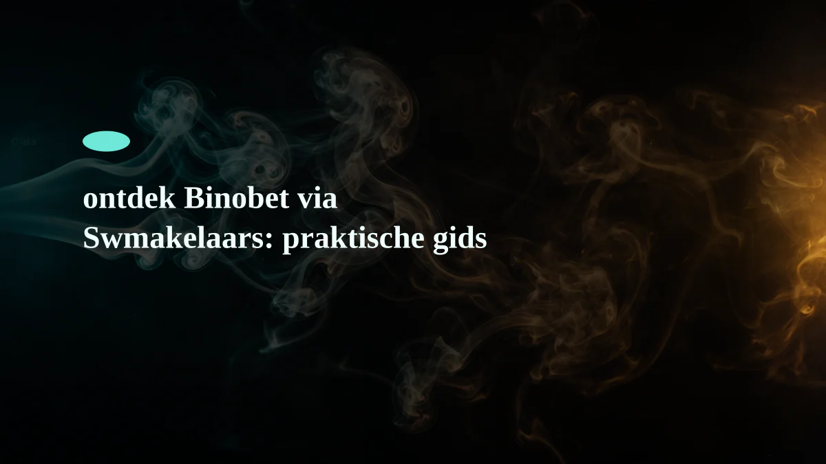 ontdek Binobet via Swmakelaars: praktische gids