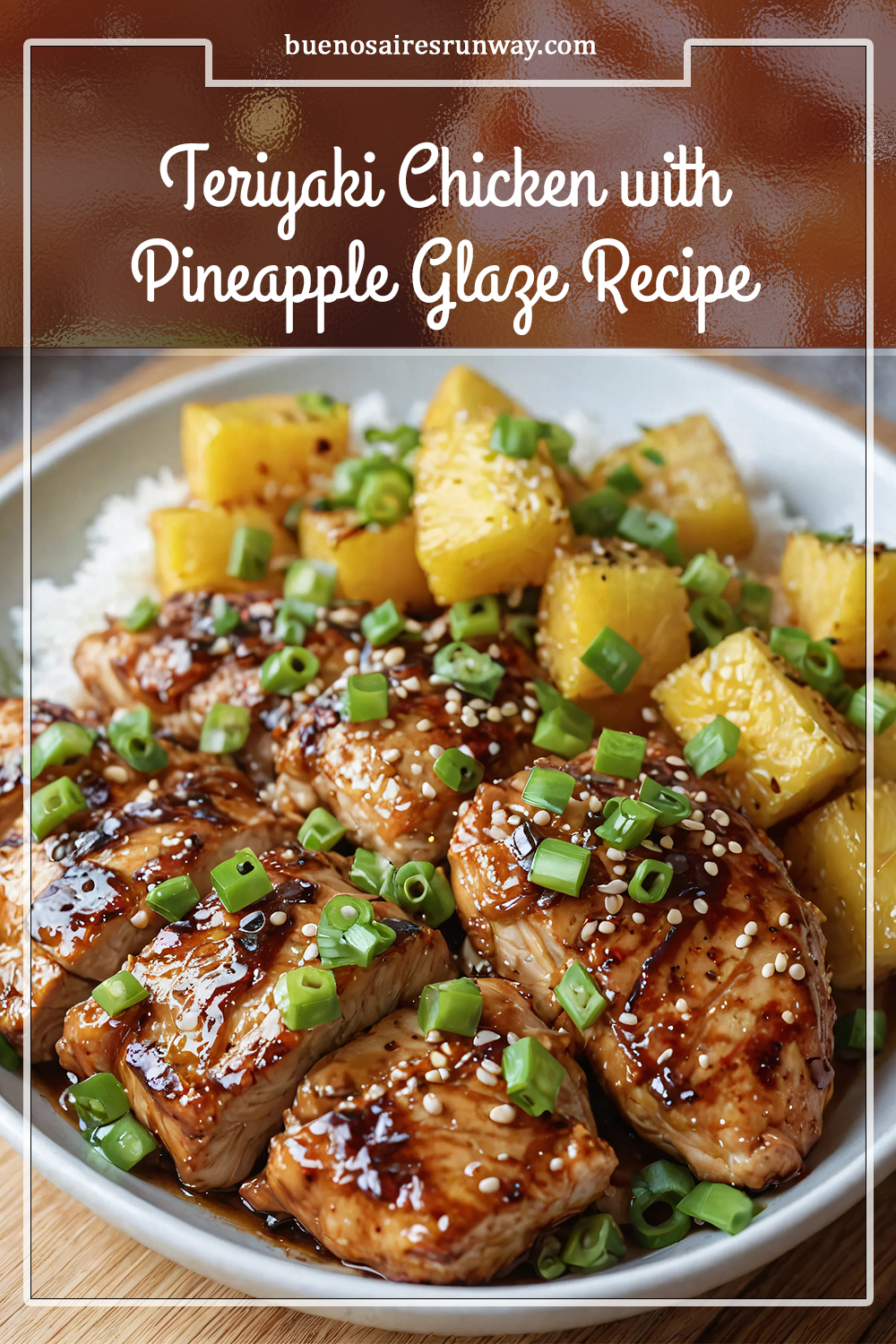 Teriyaki Chicken with Pineapple Glaze Recipe