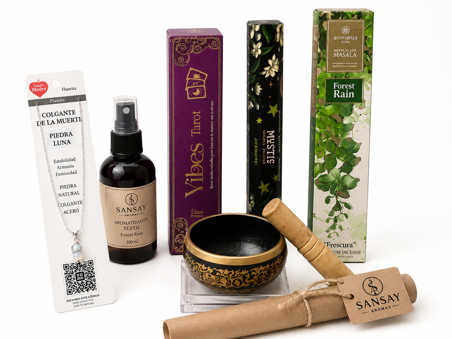 Productos incluidos en el Kit Ritual Vibrar Alto
