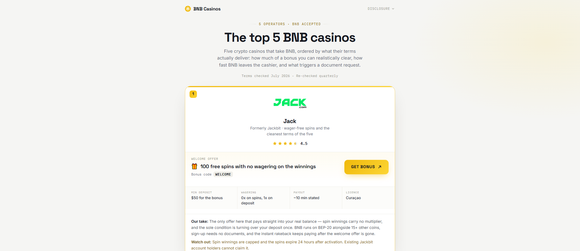 Stored capture of bnb-casinos.net