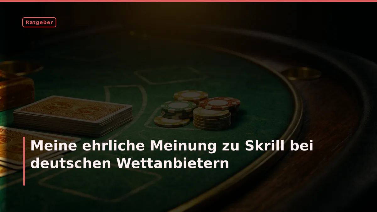 Meine ehrliche Meinung zu Skrill bei deutschen Wettanbietern