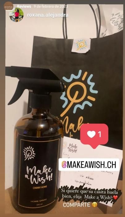 Home Spray Make a Wish compartido por Roxana