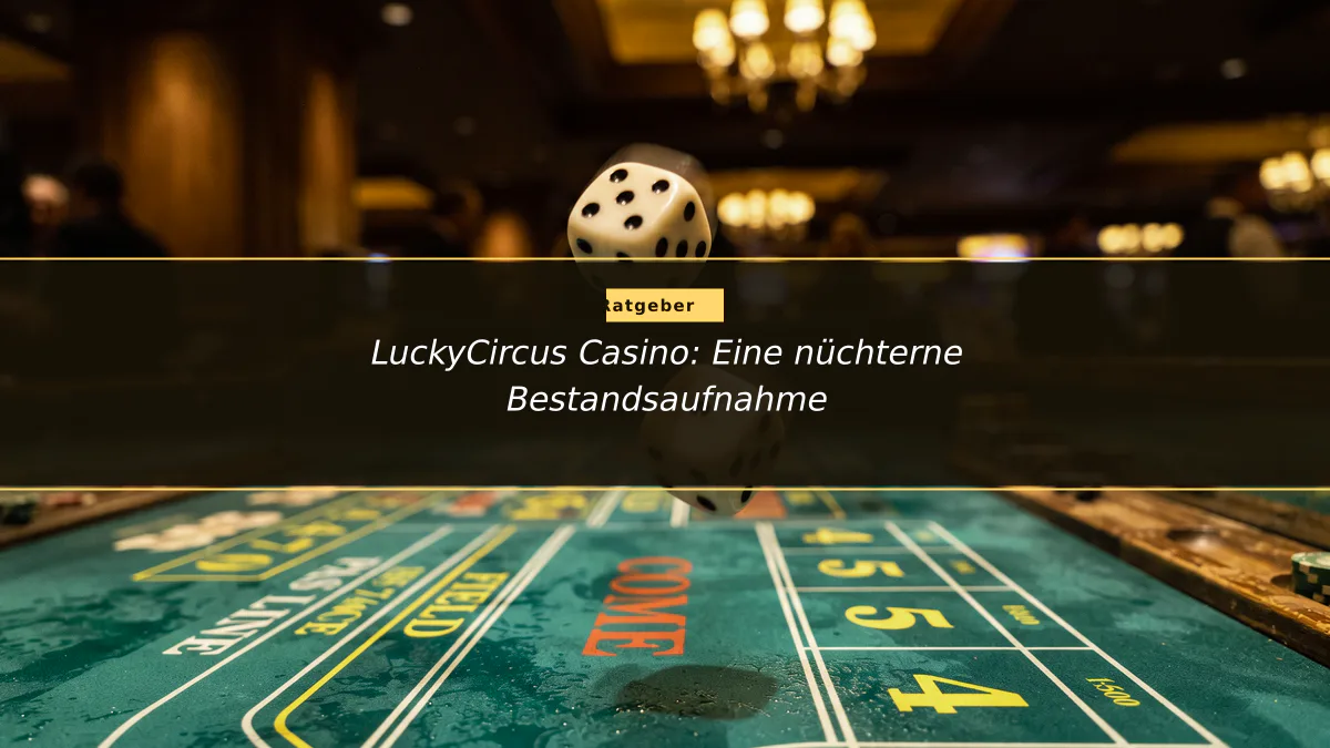 LuckyCircus Casino: Eine nüchterne Bestandsaufnahme