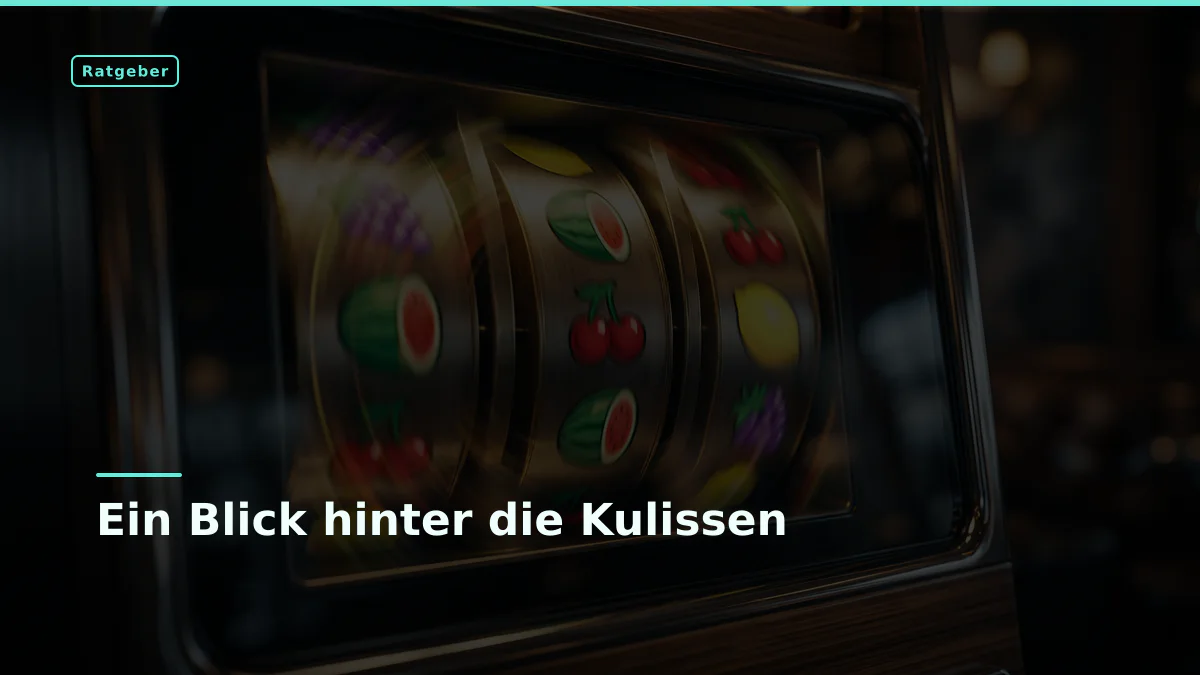 Ein Blick hinter die Kulissen