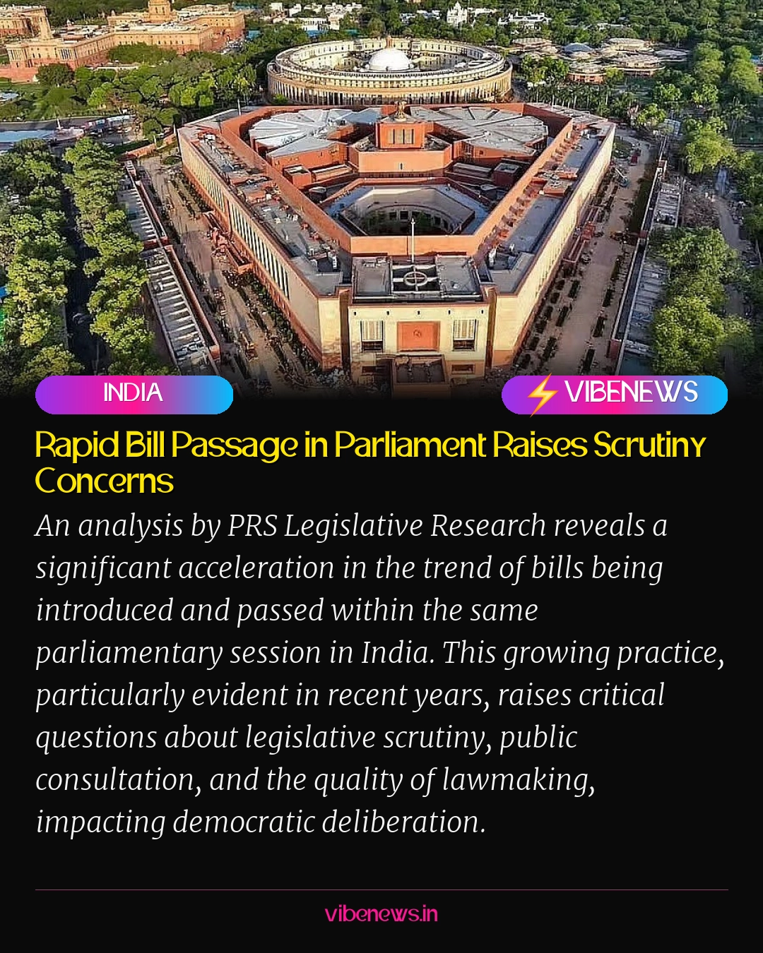 Rapid Bill Passage in Parliament Raises Scrutiny Concerns