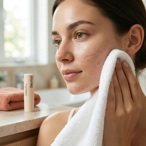 Cleanse skin before applying Seurico