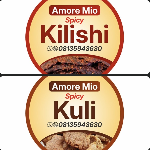 Amoremio spicy kuli kuli Logo