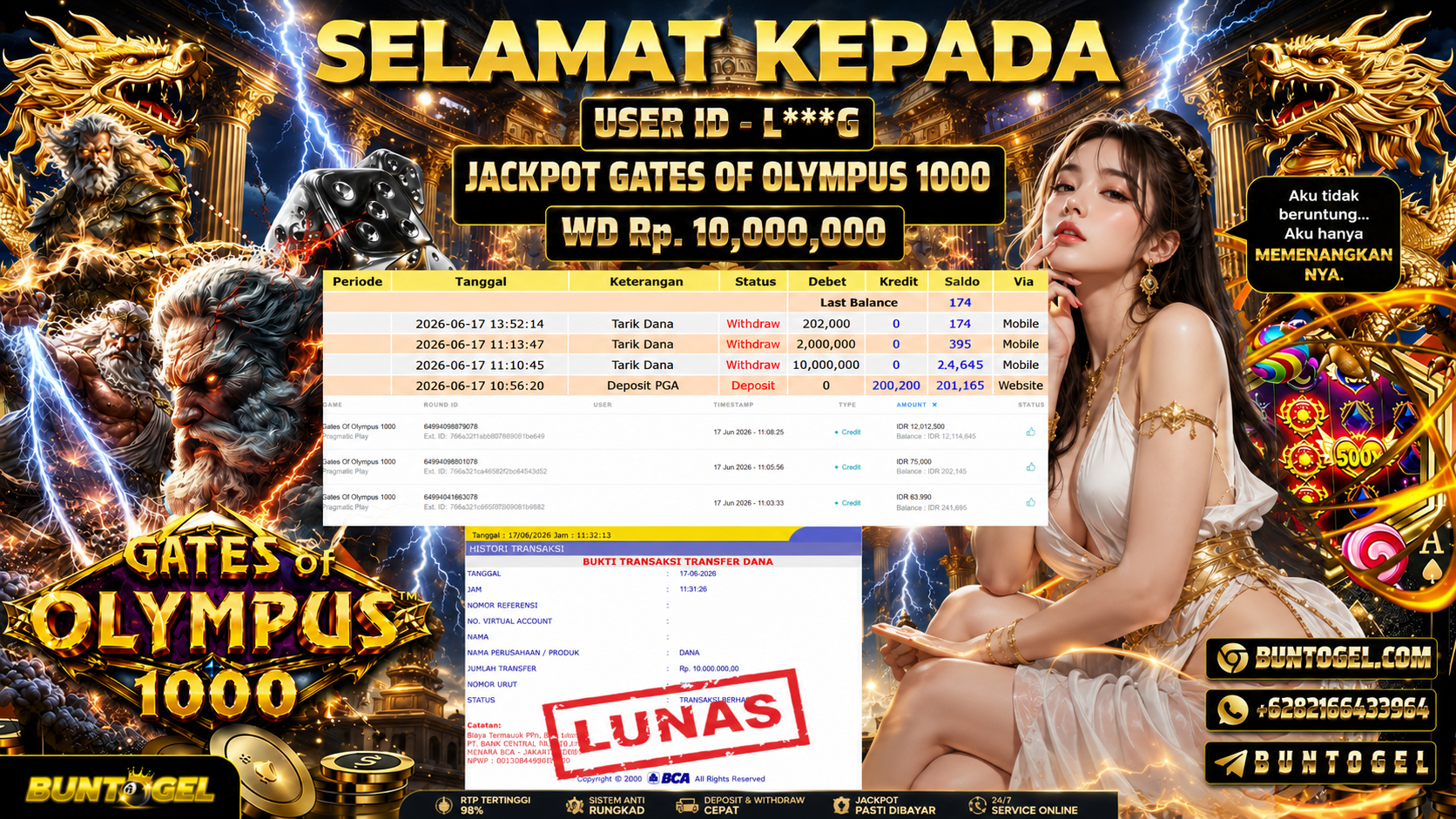 BUKTI BAYAR BUNTOGEL