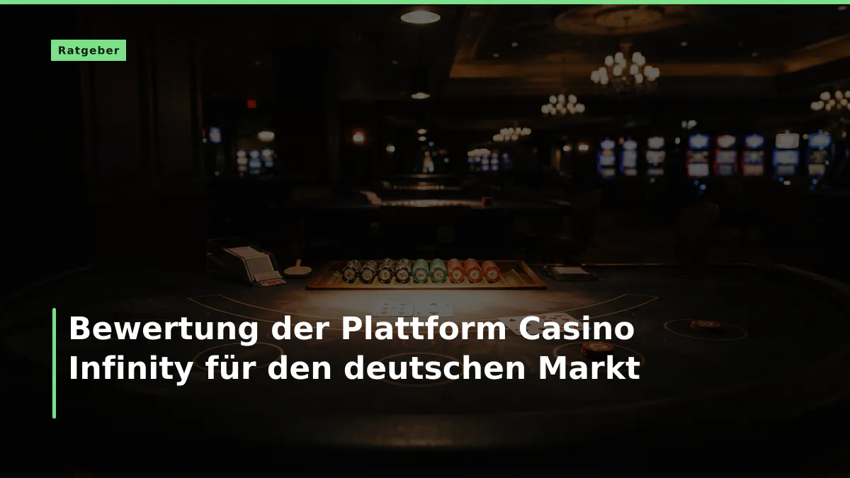 Bewertung der Plattform Casino Infinity für den deutschen Markt