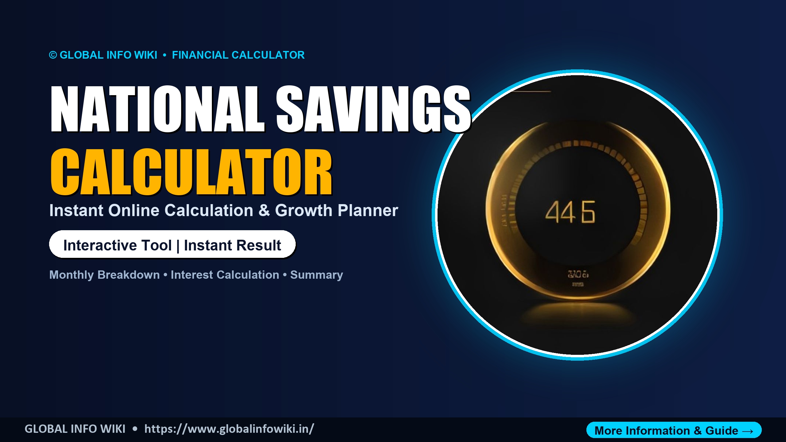 National Savings Certificate (NSC) Calculator — Calculate Post Office 5-Year Compound Returns National Savings Certificate (NSC) Calculator — Calculate Post Office 5-Year Compound Returns