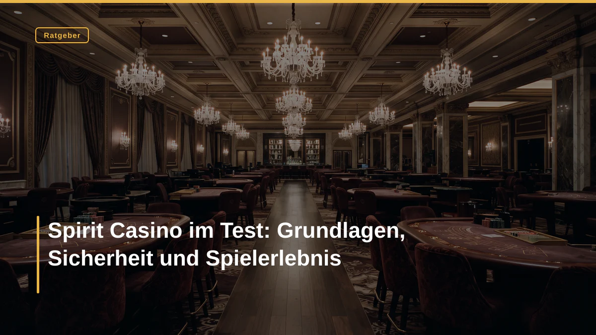 Spirit Casino im Test: Grundlagen, Sicherheit und Spielerlebnis