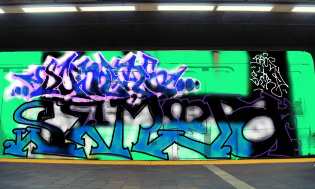 Graffiti artwork by Sumoe