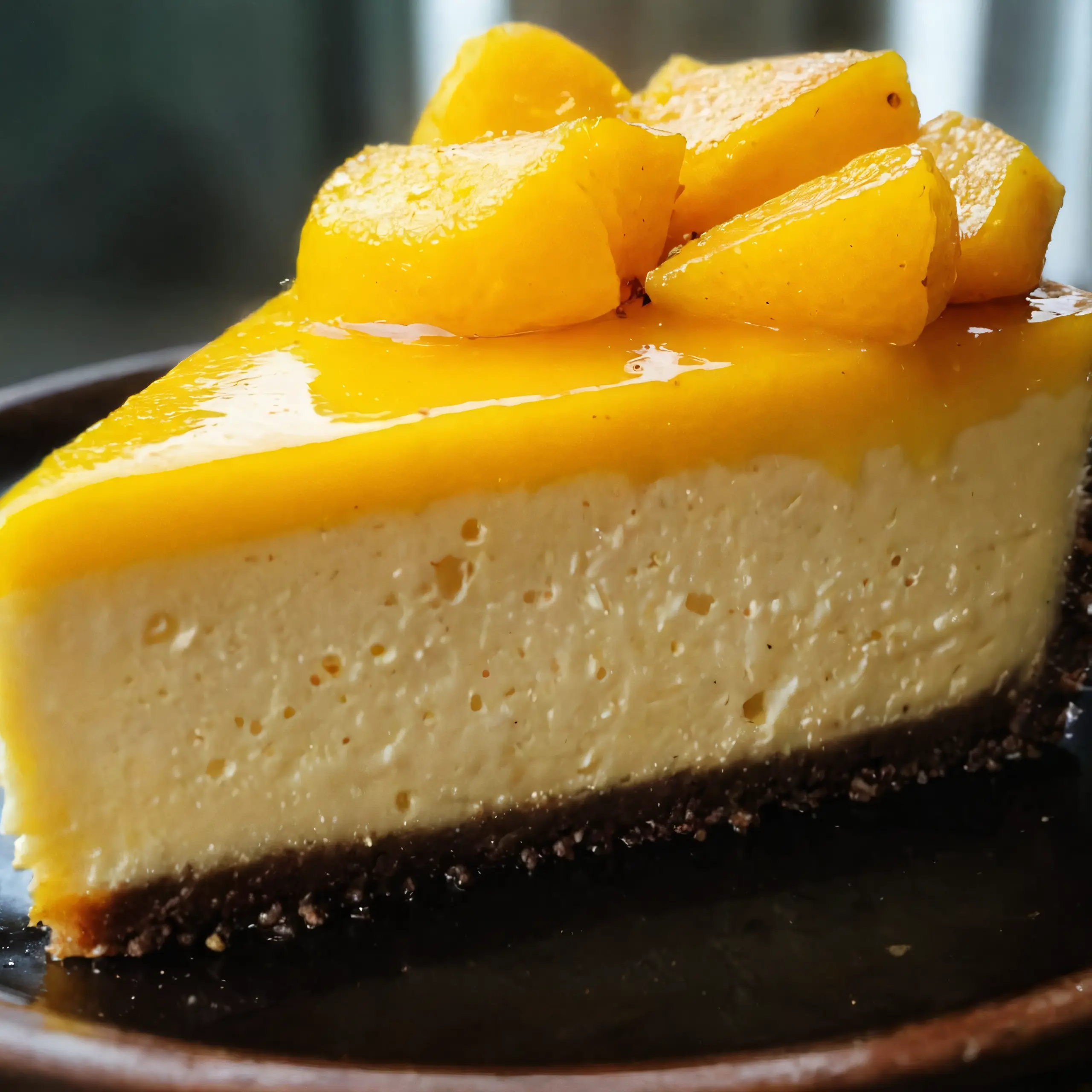 Unwiderstehlicher Mango-Cheesecake