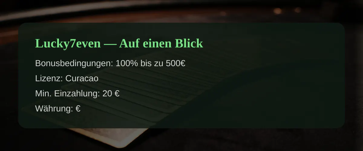 Lucky7even — Auf einen Blick