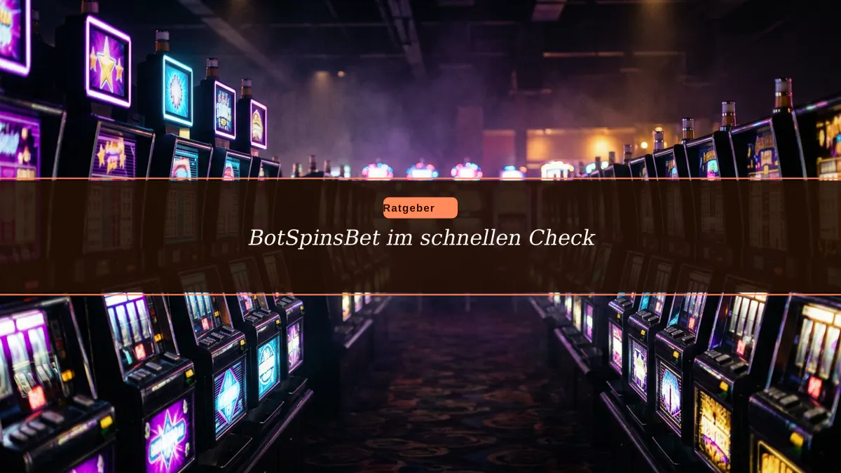 BotSpinsBet im schnellen Check