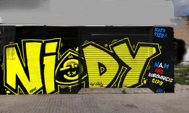 Graffiti artwork by vandald