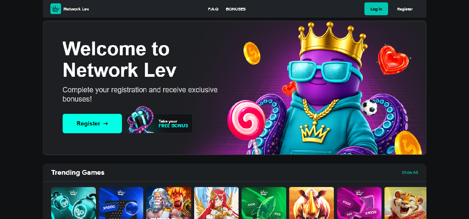 Screenshot of network-lev.org