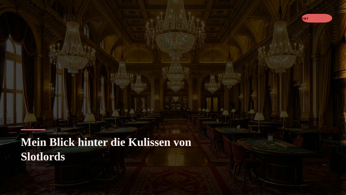Mein Blick hinter die Kulissen von Slotlords