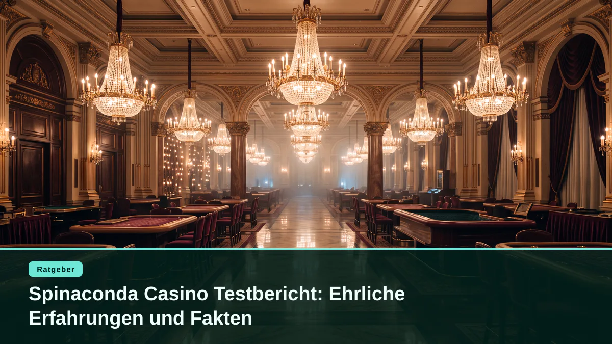 Spinaconda Casino Testbericht: Ehrliche Erfahrungen und Fakten